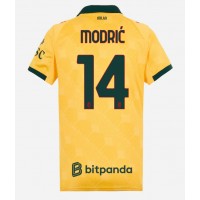 Stroje piłkarskie AC Milan Luka Modric #14 Koszulka Trzeciej dla damskie 2025-26 Krótki Rękaw